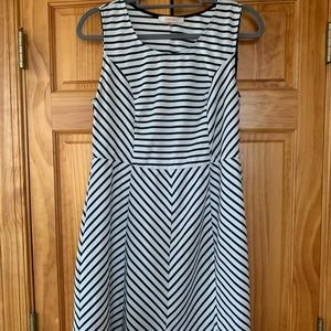 Pomelo Black and White Tank Dress